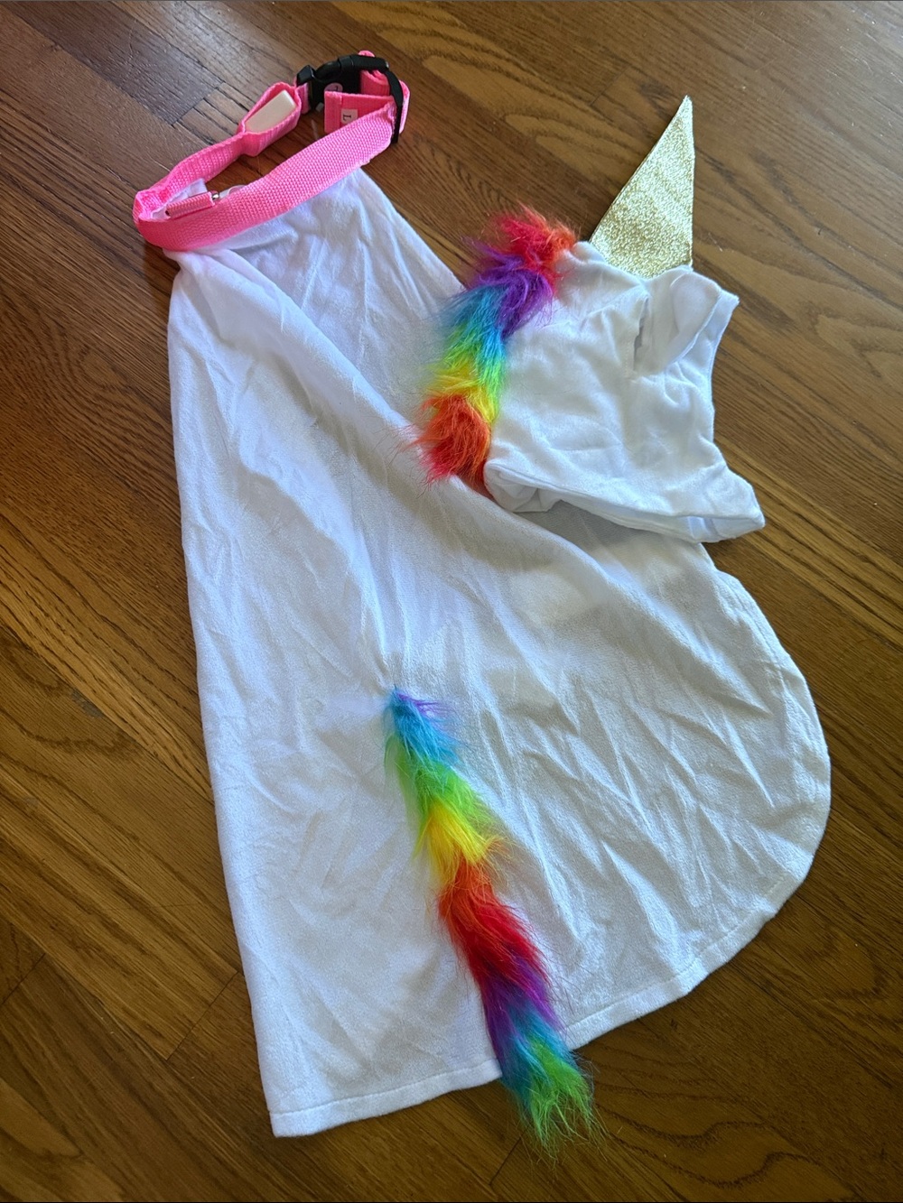 Rubies unicorn dress up dog costume Large